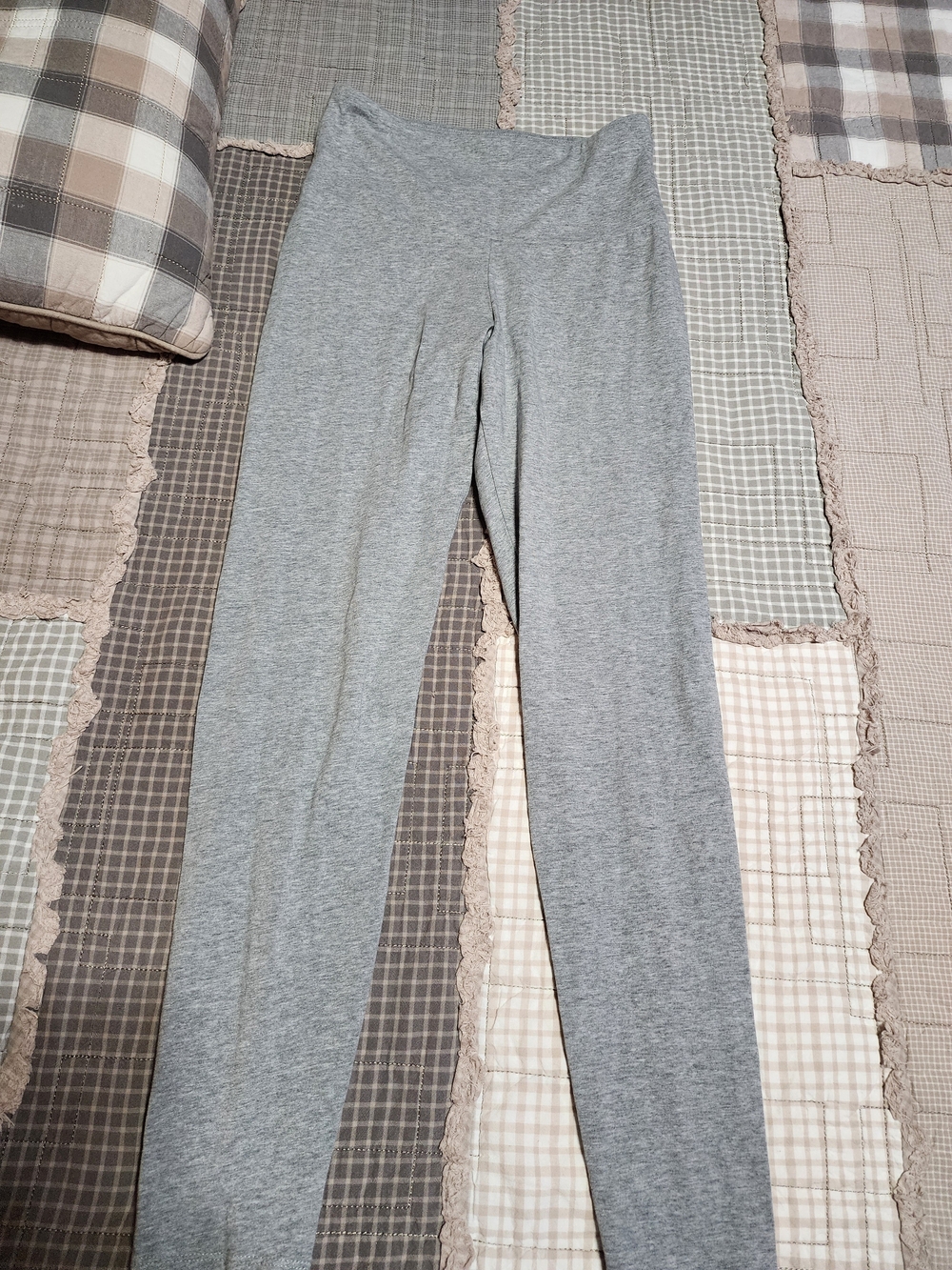 No Boundaries Light Gray Women's Stretch Leggings